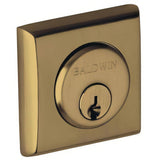 Baldwin 6739050 satin brass and black lock cylinder collar