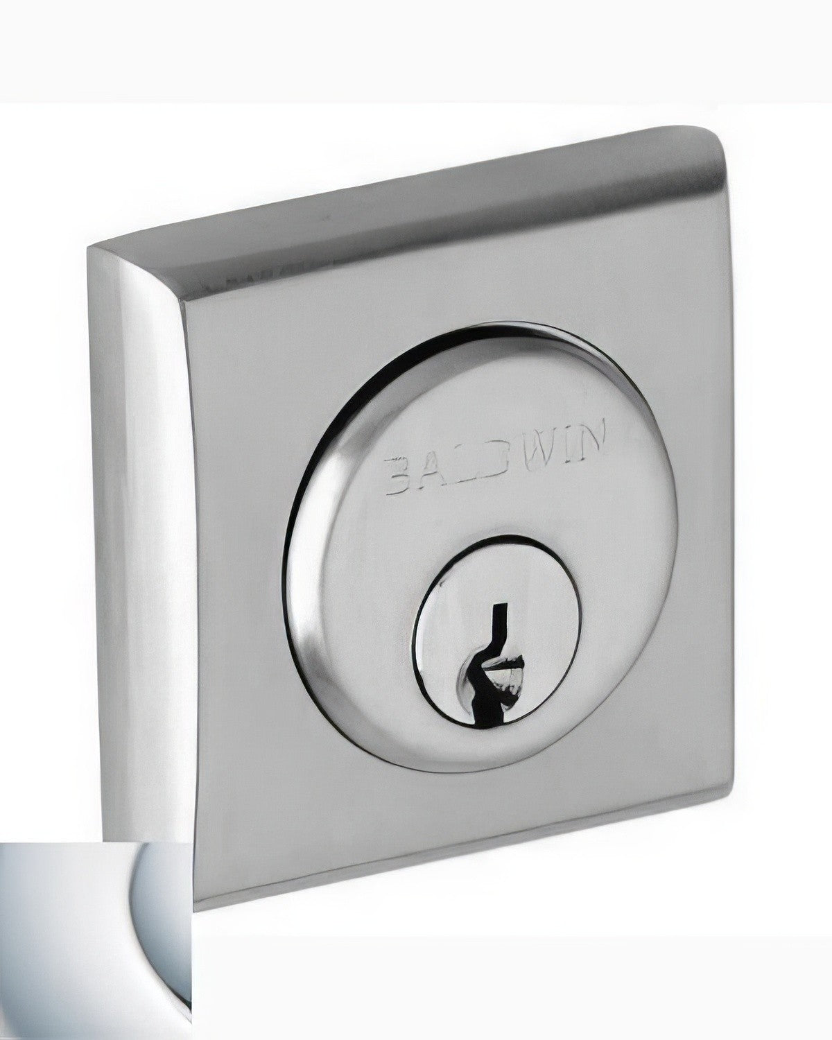 Baldwin 6739260 polished chrome lock cylinder collar