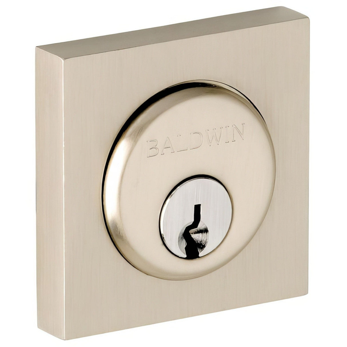 Baldwin 6743056 lifetime satin nickel lock cylinder collar