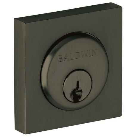 Baldwin 6743190 satin black lock cylinder collar