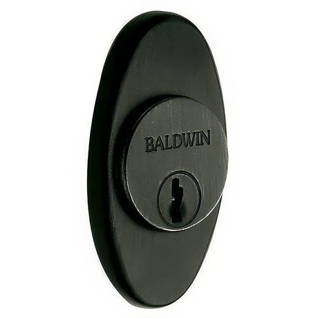 Baldwin 6754190 satin black lock cylinder collar