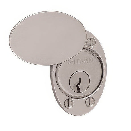Baldwin 6755055 lifetime polished nickel lock cylinder collar