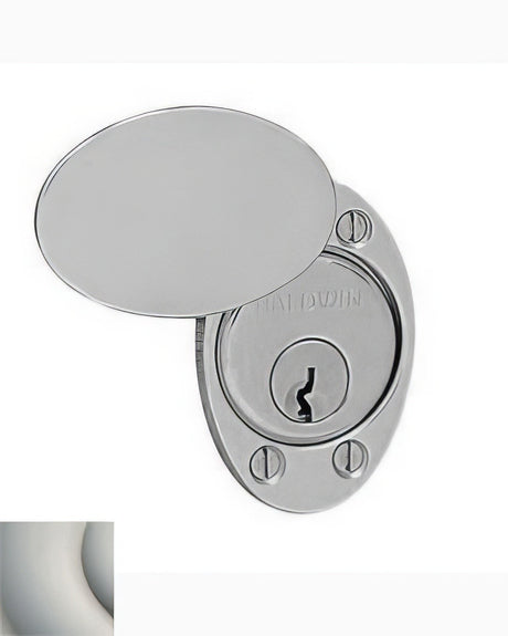 Baldwin 6755056 lifetime satin nickel lock cylinder collar