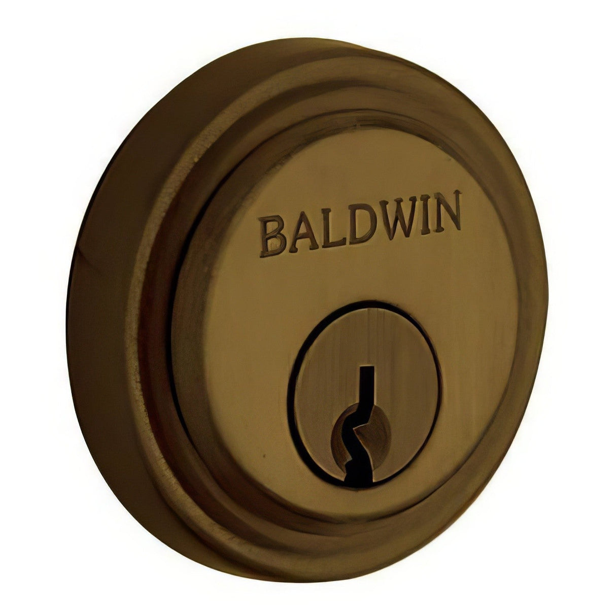 Baldwin 6757050 satin brass and black lock cylinder collar