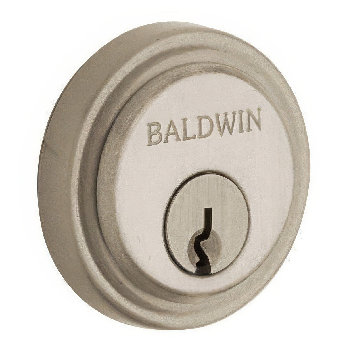 Baldwin 6757056 lifetime satin nickel lock cylinder collar