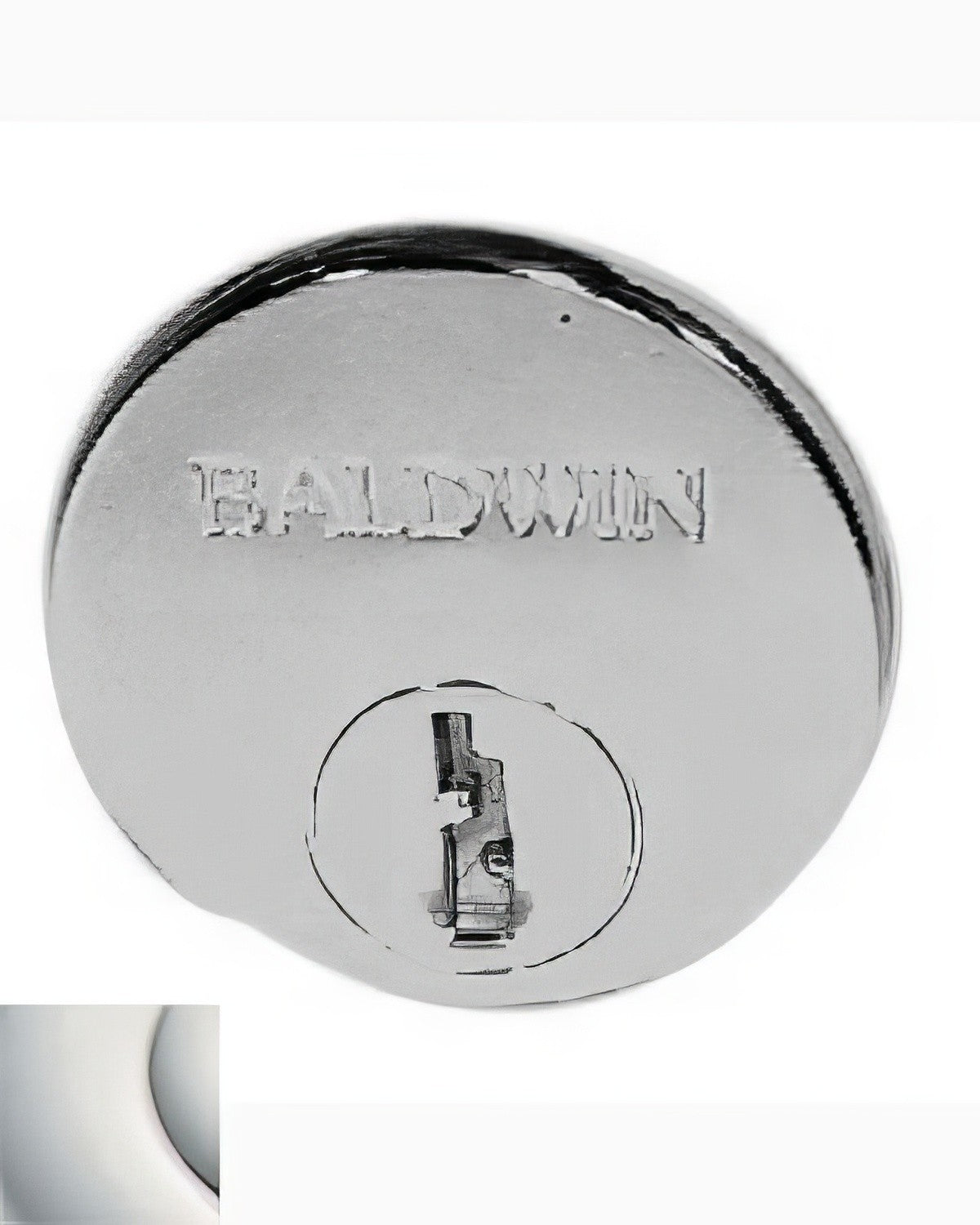 Baldwin 6761055 lifetime polished nickel lock cylinder collar
