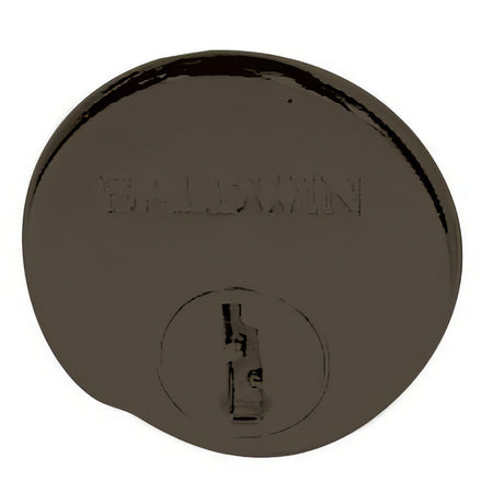 Baldwin 6761190 satin black lock cylinder collar