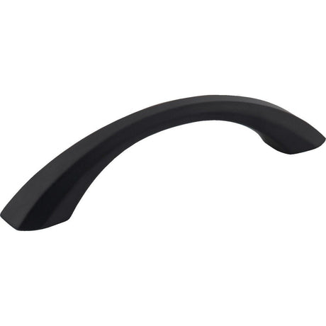 Jeffrey Alexander 678-96MB matte black cabinet drawer pull