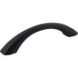 Jeffrey Alexander 678-96MB matte black cabinet drawer pull