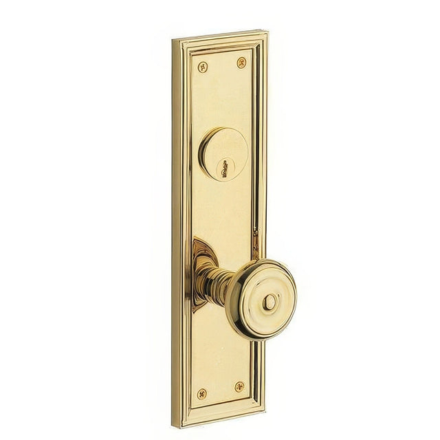 Baldwin 6793031KC non lacquered brass handleset trim pack