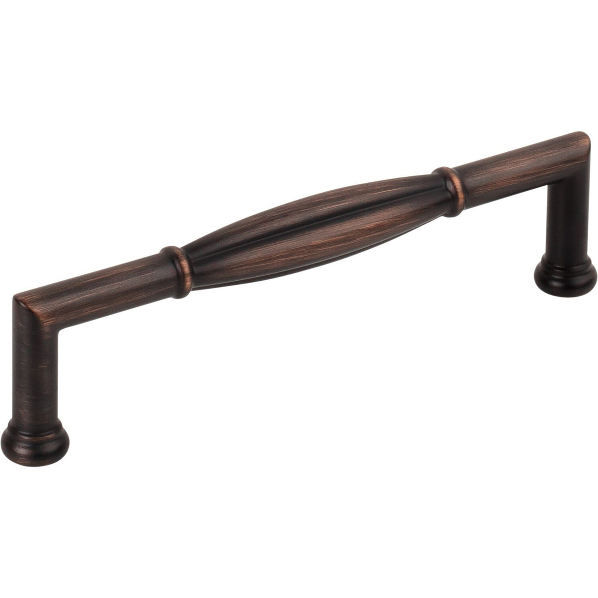 Jeffrey Alexander 686-128DBAC brushed oil rubbed bronze cabinet drawer pull