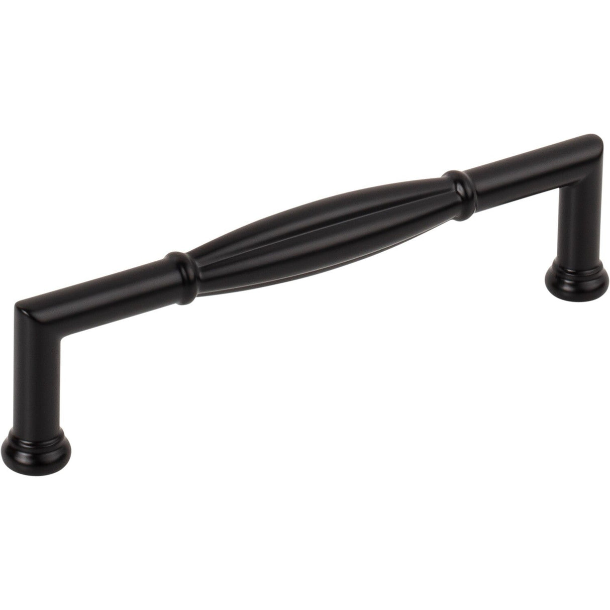 Jeffrey Alexander 686-128MB matte black cabinet drawer pull