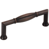 Jeffrey Alexander 686-96DBAC brushed oil rubbed bronze cabinet drawer pull