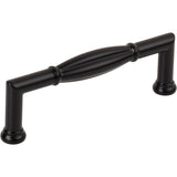 Jeffrey Alexander 686-96MB matte black cabinet drawer pull