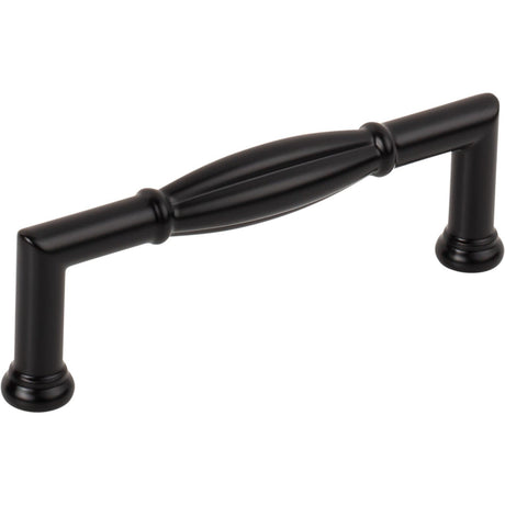 Jeffrey Alexander 686-96MB matte black cabinet drawer pull