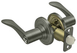 Deltana 6861L-15A antique nickel keyed entry door lever