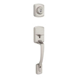 Kwikset 687HYHLIP Henley Single Cylinder Exterior Handleset SmartKey in Satin Nickel