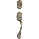 Kwikset 689BWLIP-3S polished brass double cylinder handleset