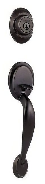 Kwikset 689DALIP-11P venetian bronze double cylinder handleset