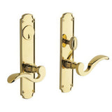 Baldwin 6942003FD lifetime polished brass handleset trim pack