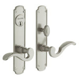 Baldwin 6942056FD lifetime satin nickel handleset trim pack
