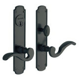 Baldwin 6942102ENTR oil rubbed bronze 6942.entr bismark single cylinder mortise handleset trim set