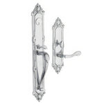 Baldwin 6950260LFD polished chrome handleset trim pack
