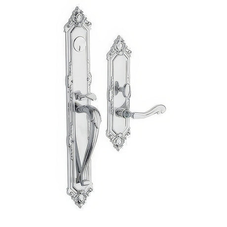 Baldwin 6950260LFD polished chrome handleset trim pack