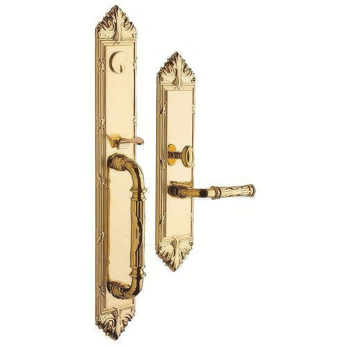 Baldwin 6952003LFD lifetime polished brass dummy set