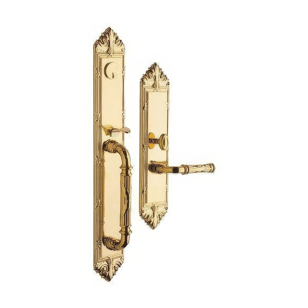 Baldwin 6952003RDBL lifetime polished brass keyed entry