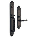 Baldwin 6952402LFD distressed oil rubbed bronze dummy set