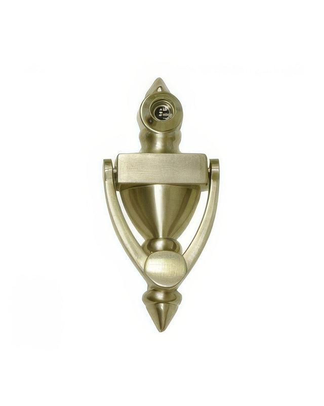 Better Home Products 695CH satin nickel door knocker viewer