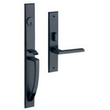 Baldwin 6966102LENT oil rubbed bronze 6966.lent lakeshore left hand single cylinder mortise handleset trim set