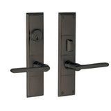 Baldwin 6973102ENTR oil rubbed bronze 6973.entr houston single cylinder mortise handleset trim set