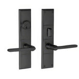 Baldwin 6973190FD satin black handleset trim pack