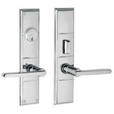 Baldwin 6973260ENTR polished chrome 6973.entr houston single cylinder mortise handleset trim set