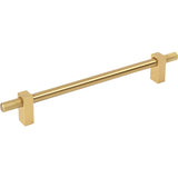 Jeffrey Alexander 698-192BG brushed gold cabinet drawer pull