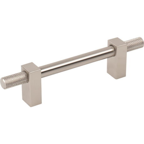 Jeffrey Alexander 698-96SN satin nickel cabinet drawer pull