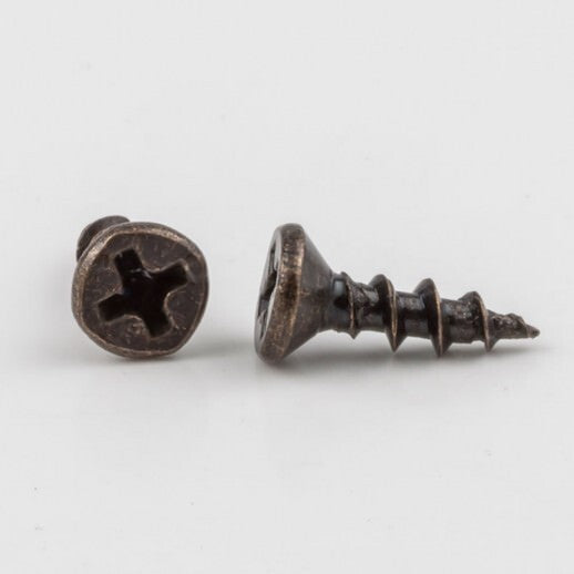 Hardware Resources 6X122 brushed antique brass head screw
