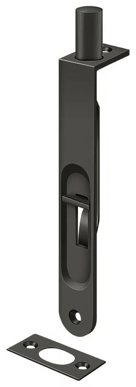 Deltana 6FBR10B oil rubbed bronze flush bolt