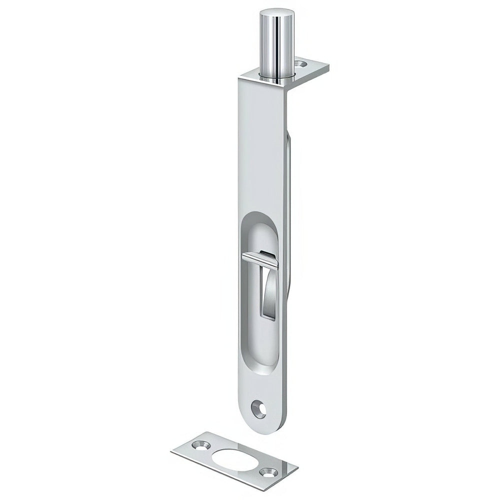 Deltana 6FBR26 chrome flush bolt