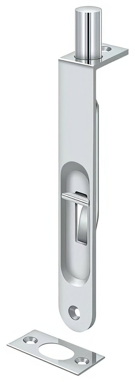 Deltana 6FBR26 chrome flush bolt