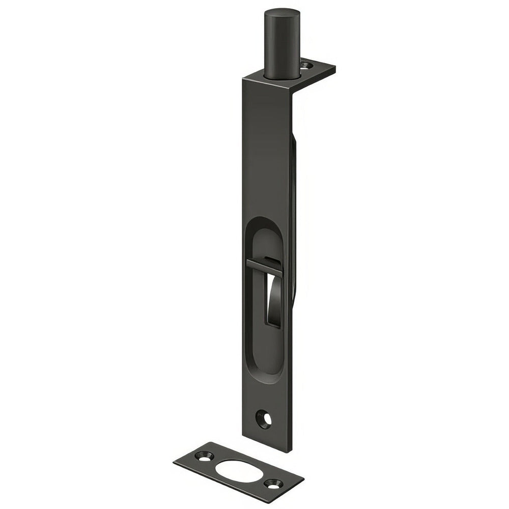 Deltana 6FBS10B oil rubbed bronze flush bolt
