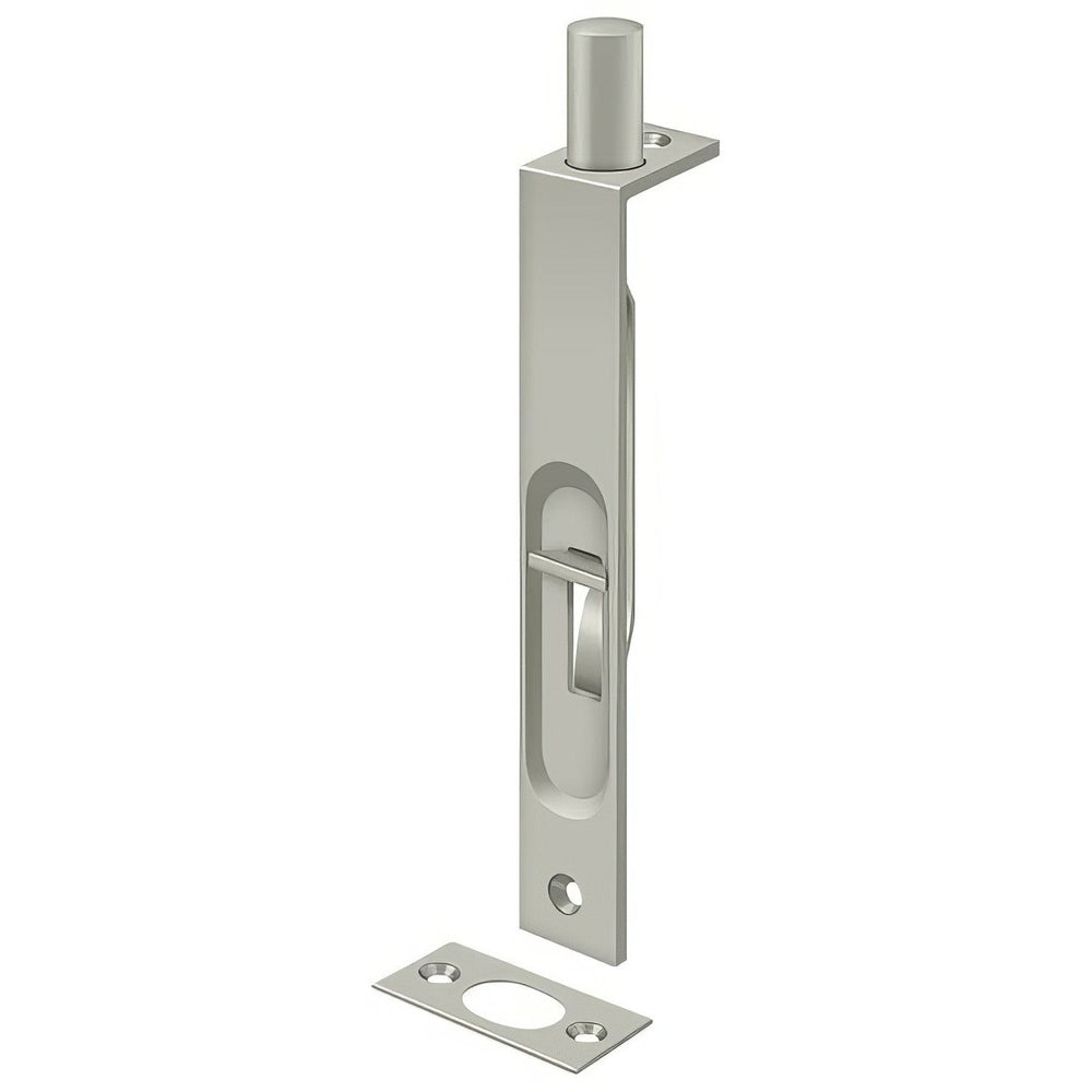 Deltana 6FBS15 satin nickel flush bolt