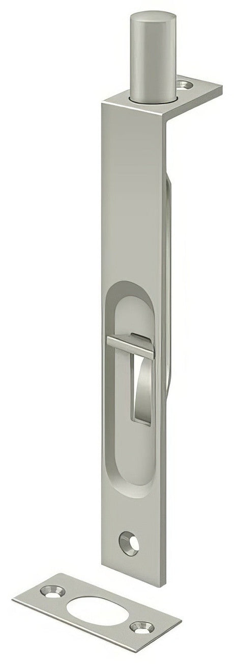Deltana 6FBS15 satin nickel flush bolt