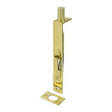 Deltana 6FBS3-UNL unlacquered bright brass flush bolt