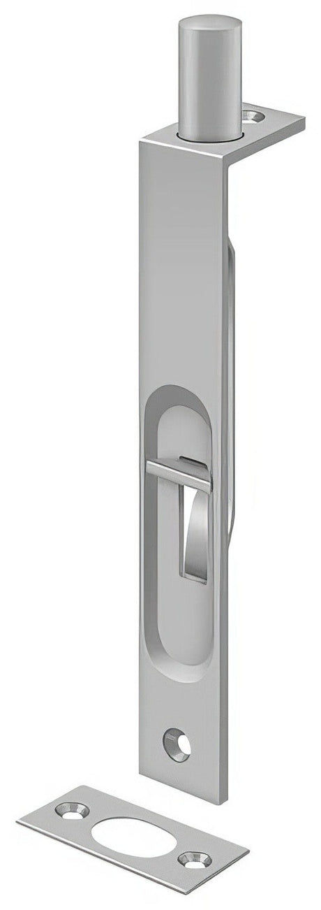 Deltana 6FBS32D satin stainless steel flush bolt