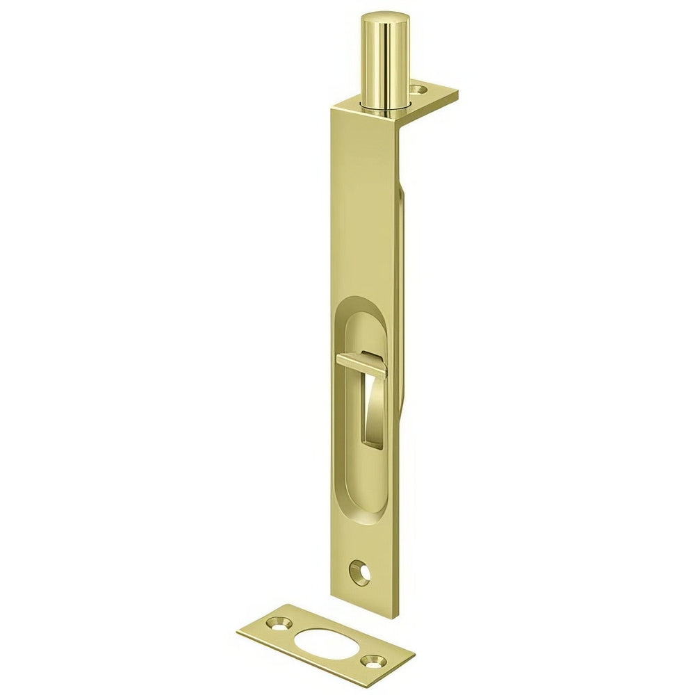 Deltana 6FBS3 bright brass flush bolt