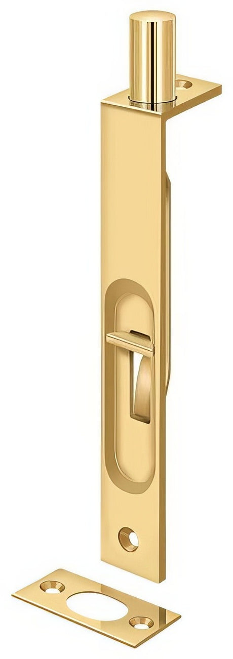 Deltana 6FBSCR003 lifetime brass flush bolt