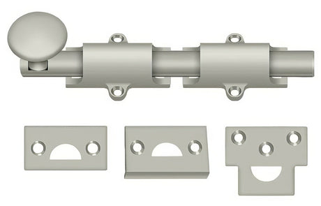 Deltana 6SB15A surface bolt in black, additional view